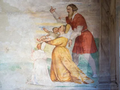 Santo Obício e a Madonna (Romanino)