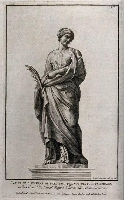 Santa Susana (gravura, R. van Audenaerd)
