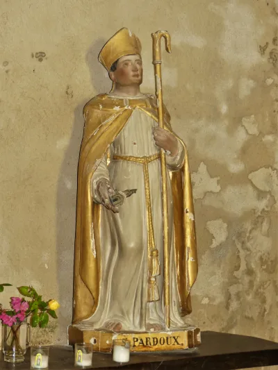 Estátua de São Pardoux — igreja de Sardent