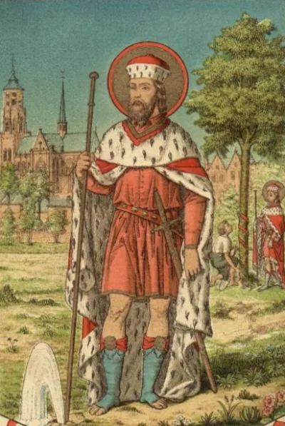 São Gumário (Sint Gommaar) — santinho antigo