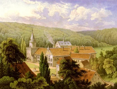 Mosteiro de Böddeken (gravura histórica)