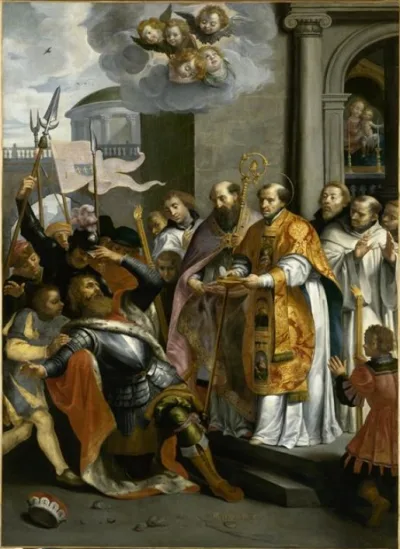 São Bernardo e o Duque de Aquitânia — Marten Pepijn