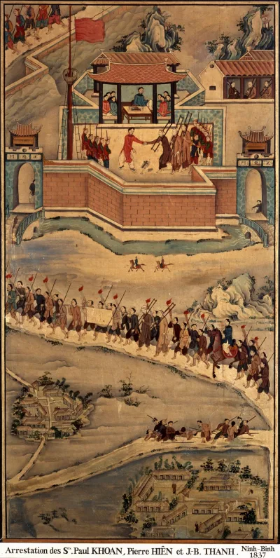 Prisão de mártires vietnamitas (Ninh Bình, 1838)