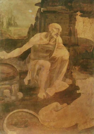 São Jerônimo no deserto (penitente)