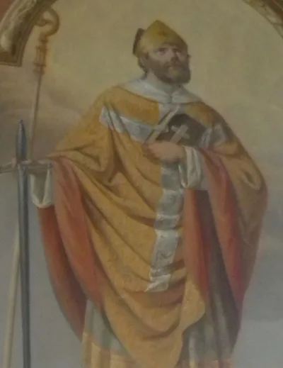 São Vitorino (afresco de Nova Cerkev) - retrato