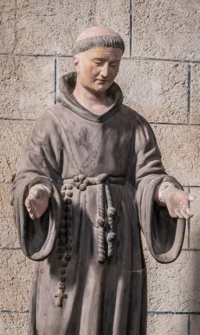 Estátua de São Pardulfo — igreja de Sussac