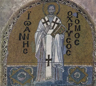 Mosaico de São João Crisóstomo — Hagia Sophia