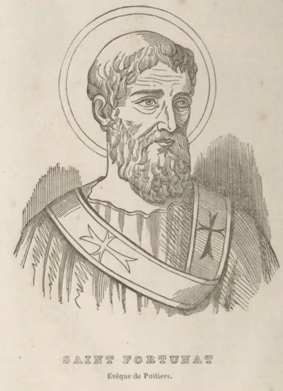 São Venâncio Fortunato, Bispo de Poitiers
