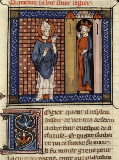 São Leodegário e Childerico II