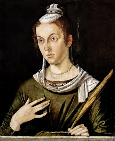 Santa Justina (Bartolomeo Montagna, Museo Correr, Veneza)