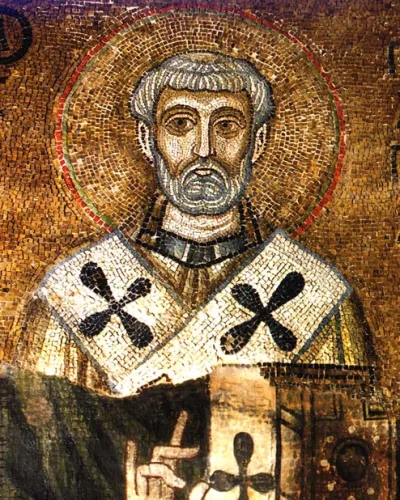 São Clemente de Roma — mosaico bizantino (séc. XI), Santa Sofia de Kiev