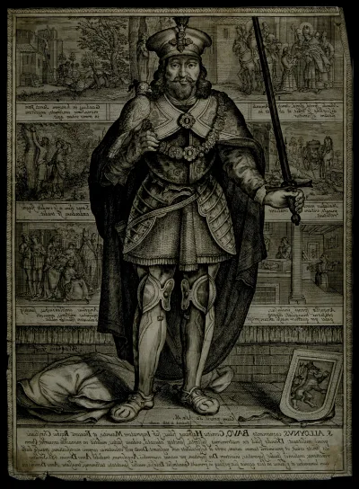 São Bavão (gravura de Jacob Matham)
