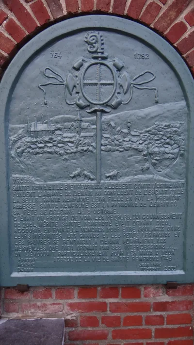Fonte de Santa Renfroye, Denain (detalhe)
