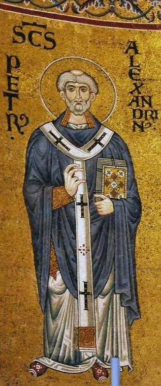 São Pedro de Alexandria — mosaico de Monreale