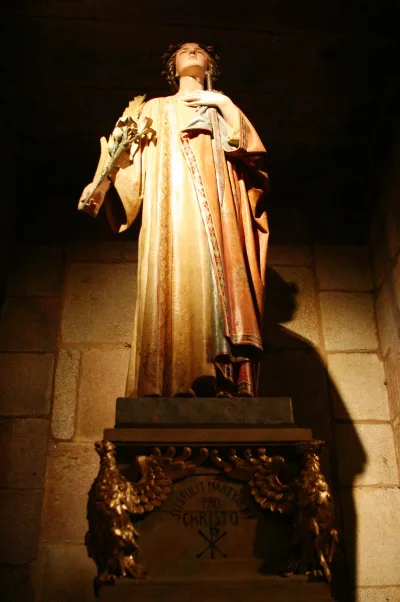 Estátua de Santa Susana (Catedral de Santiago de Compostela)