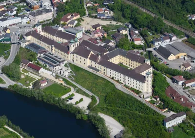 Mosteiro de Lambach (vista aérea)