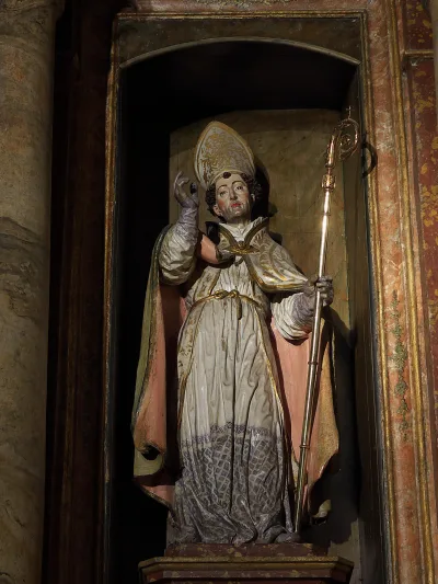 São Froilão — escultura (vista completa), Catedral de Lugo