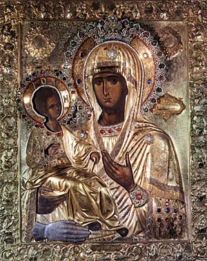 Theotokos Tricherousa (das Três Mãos) — Mosteiro de Hilandar