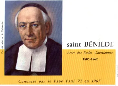 São Benildo (imagem da canonização, 1967)