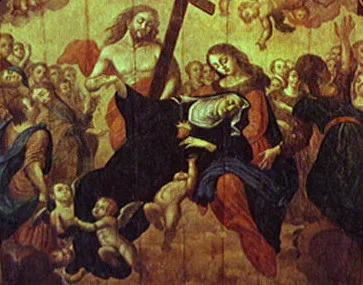 Visão e morte de Santa Gertrudes a Magna