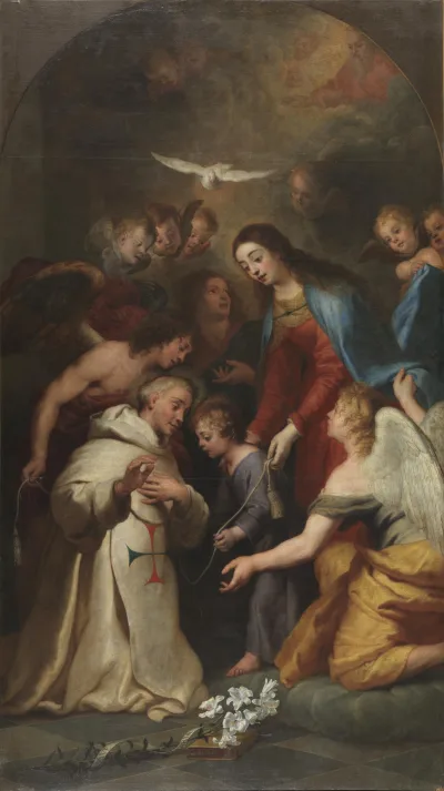 Aparição da Virgem a São Simão de Rojas (Gaspar de Crayer)