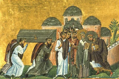 São João Crisóstomo — Menológio de Basílio II